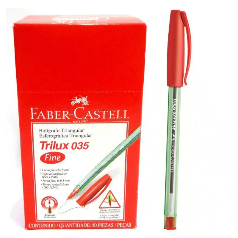 BOL.FABER 035 P/F ROJO