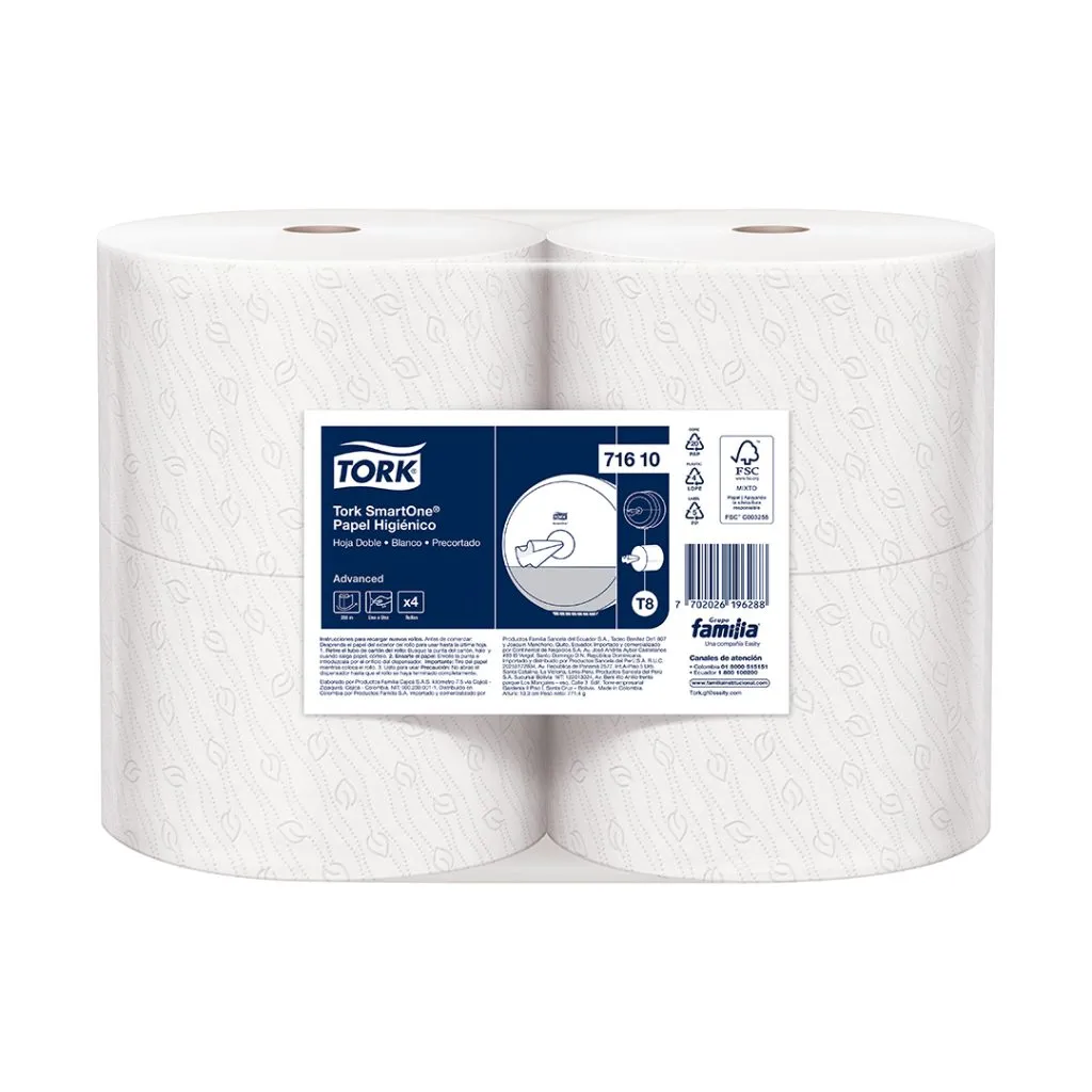PAPEL HIGINICO ODIXS 200 METROS DOBLE HOJA BLANCO